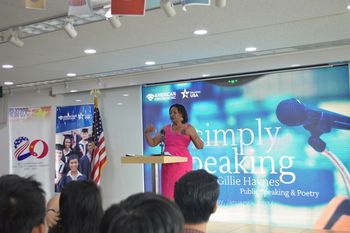 Simply Speaking: Public speaking workshop at the American Center - Ho Chi Minh, Vietnam

