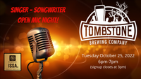 Singer - Songwriter Open Mic Night! 