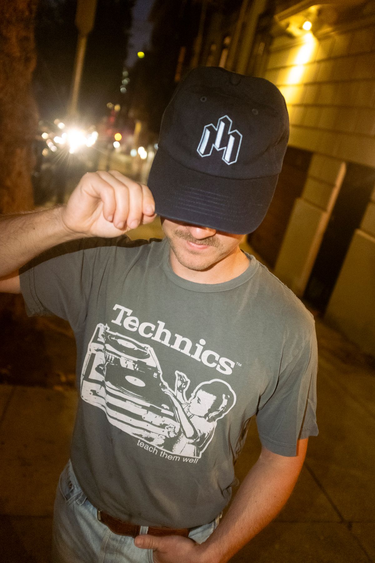Navy Emblem Dad Hat
