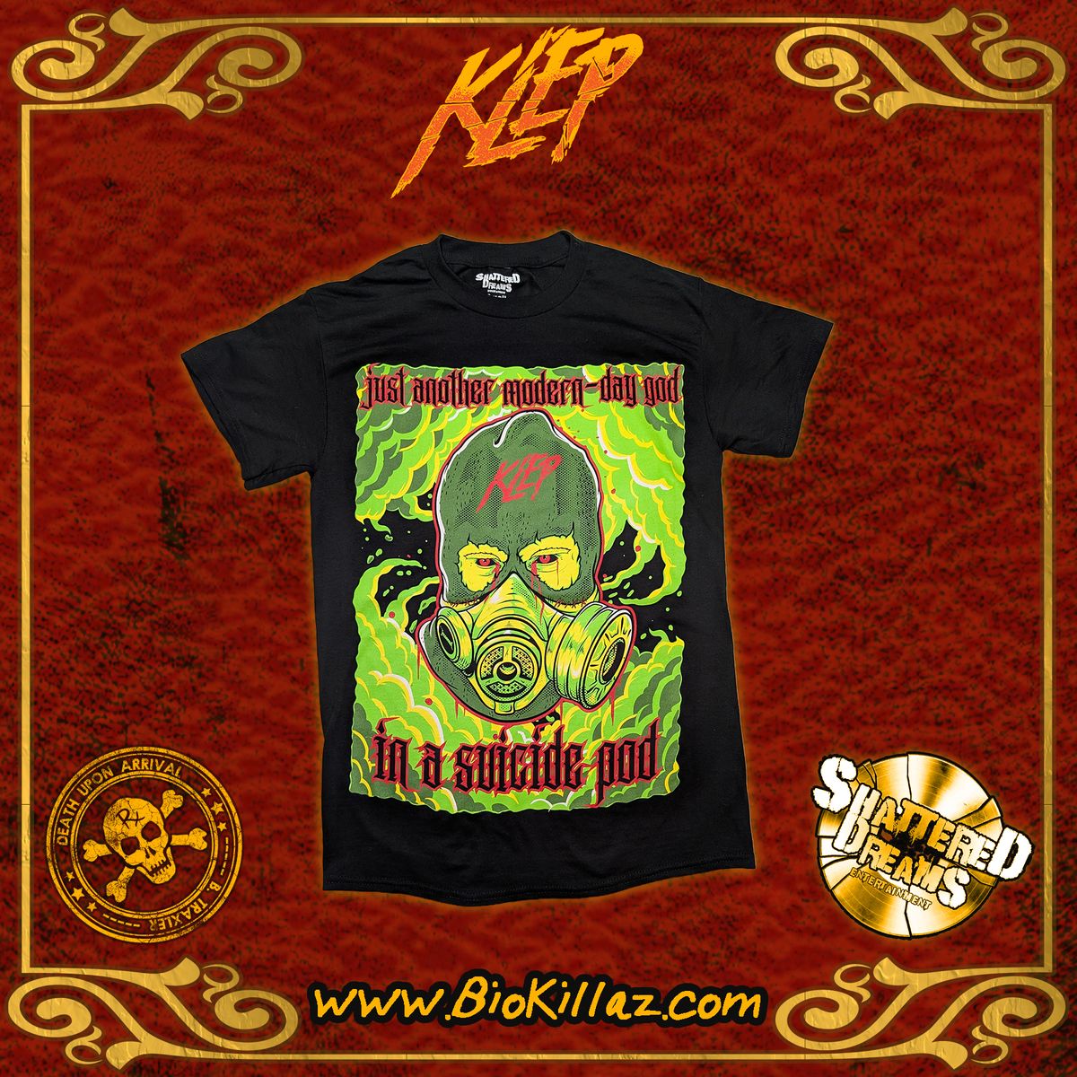 Gas Mask God T-Shirt
