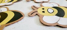 #marelovesu Cut-out Worker Bees