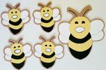 #marelovesu Cut-out Worker Bees