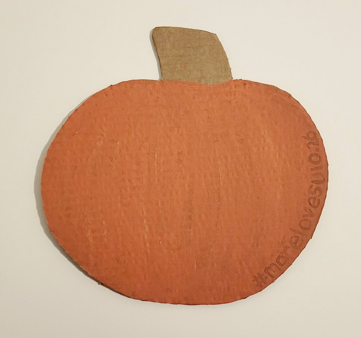 #marelovesu Pumkin Cutout
