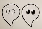#marelovesu Ghost Quotes Cutout Set of 5