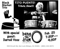 Black Market Trio Tribute to Tito Puente at Bang the Drum