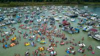 Hubie Ashcraft Band - Independence Day Celebration on The Lake James Sandbar
