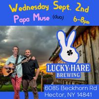 Papa Muse duo at Lucky Hare Brewing company