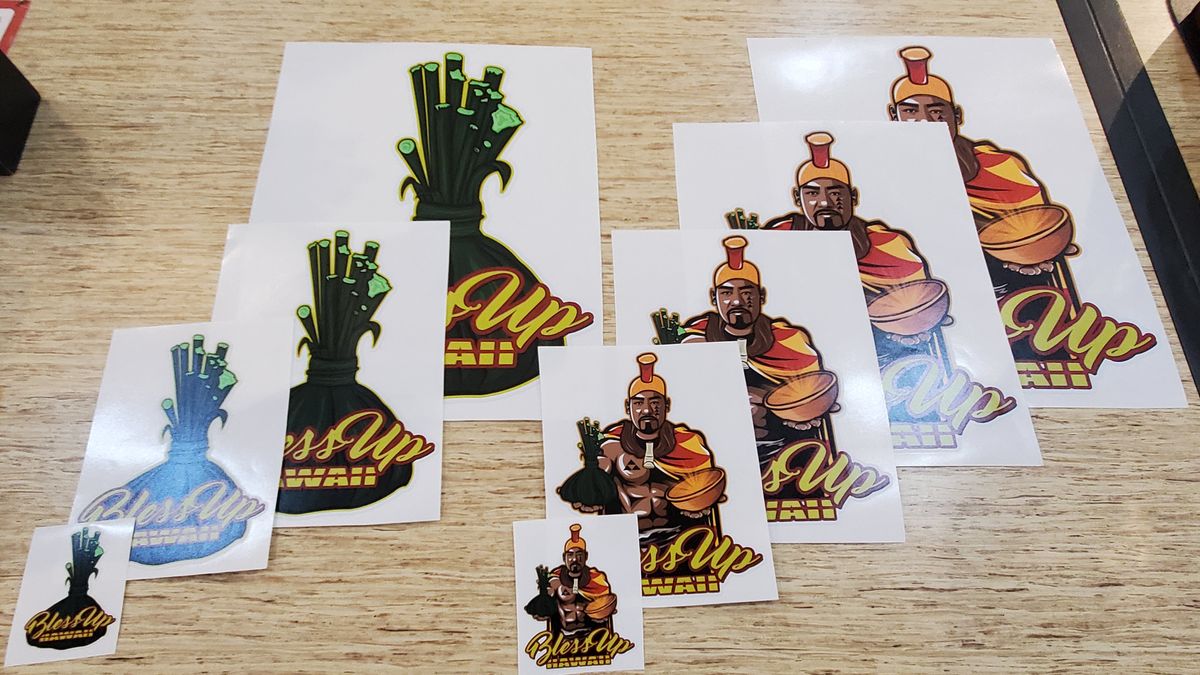 Ho'okupu & Warrior Stickers