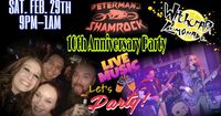 Shamrock's 10th Anniversary Party w/ LIVE music by Witchcraft Lemonade