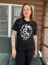 Black Not Worth the Whisky unisex tee 