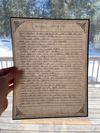 Handwritten Lyrics