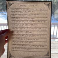 Handwritten Lyrics