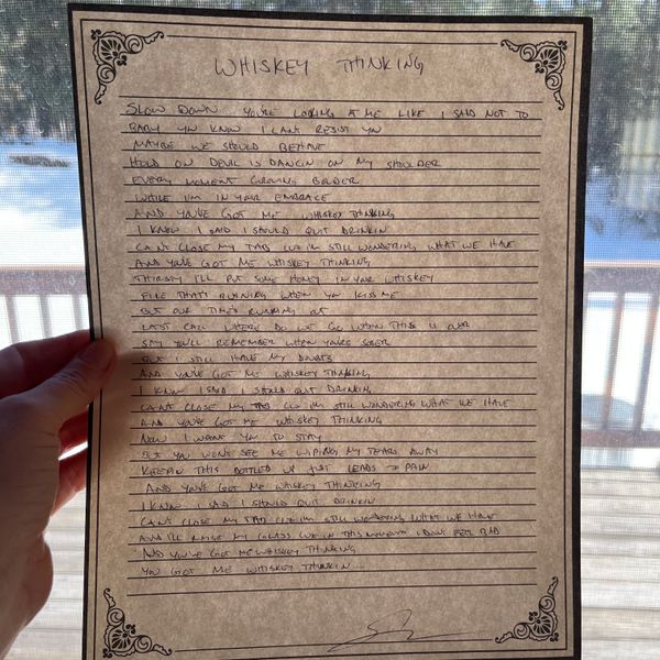 Handwritten Lyrics