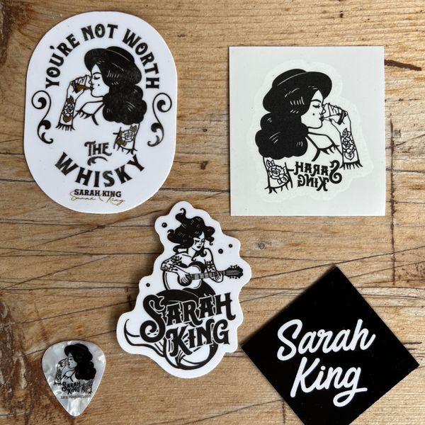 Sticker, Magnet, Tattoo, & Pick Accessory Pack
