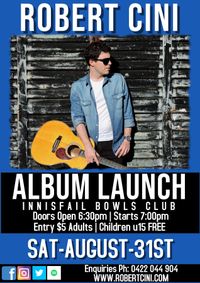Robert Cini 'Imaginary Fun' DEBUT ALBUM LAUNCH