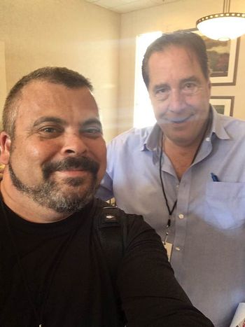 With producer Ken Caillat
