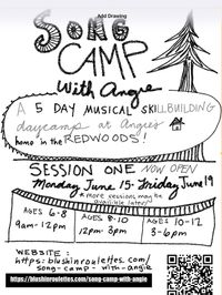  ages 6-8,  9am-12pm, Session 1, Monday June 15-Friday June 19