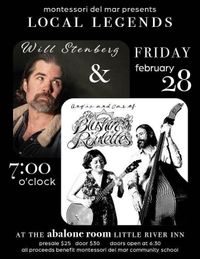 Will Stenberg/The Blushin' Roulettes at the Abalone Room at Little River Inn
