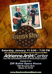 Mike and Daniel at the Arsht Center 