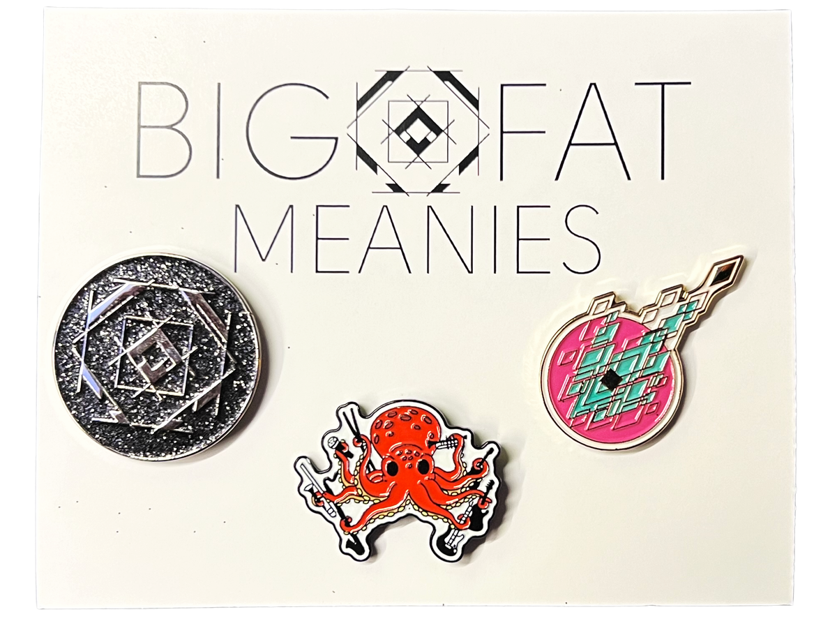 Big Fat Meanies Enamel Pins