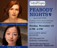 Peabody Nights at Sotto Sopra
