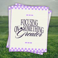 'Focusing On Something Greater' Sermon Series by Dr. J. T. Flowers, Pastor