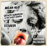 IN FUZZ WE TRUST presents MEAN HEAT w/ Spencer Robinson & the Wolf Spiders, Lujuria