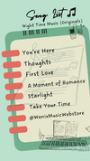 17052025 Live Stream Instrumental Music Lead Sheets｜You're Here, Thoughts, A Moment of Romance, First Love, Starlight, Take Your Time｜Originals by Wenix Lim