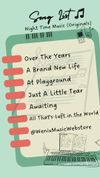 12072025 Live Stream Instrumental Music Lead Sheets｜Over The Years, A Brand New Life, At Playground, Just A Little Tear, Awaiting, All That's Left in the World｜Originals by Wenix Lim