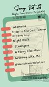 07062025 Live Stream Instrumental Music Lead Sheets｜Insomnia, Sister Is The One Forever, Night Walk, Strangers, A Story Like Mine, Getaway with Me｜Originals by Wenix Lim
