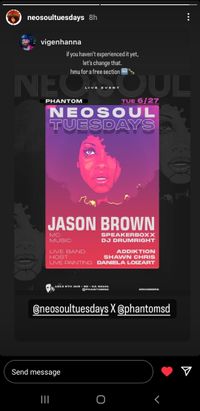 Jason Brown @ Neo Soul Tuesdays