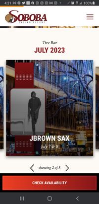 Jason Brown @Soboba Casino and Resort 