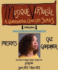 Caz Gardiner on DC Dogs Facebook Live Concert Series
