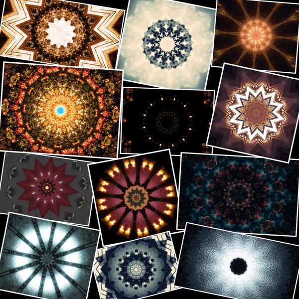 The Art of Infinity: Mandalas Pack (13-24) [PNG]