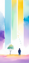 iPhone Wallpaper: From Stress to Serenity (2 Versions) [PNG]