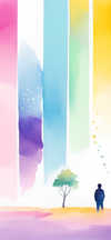iPhone Wallpaper: From Stress to Serenity (2 Versions) [PNG]