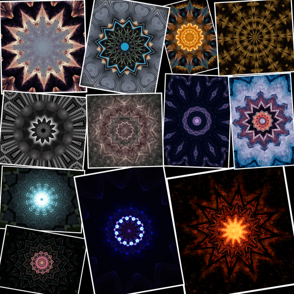 The Art of Infinity: Mandalas Pack (37-48) [PNG]