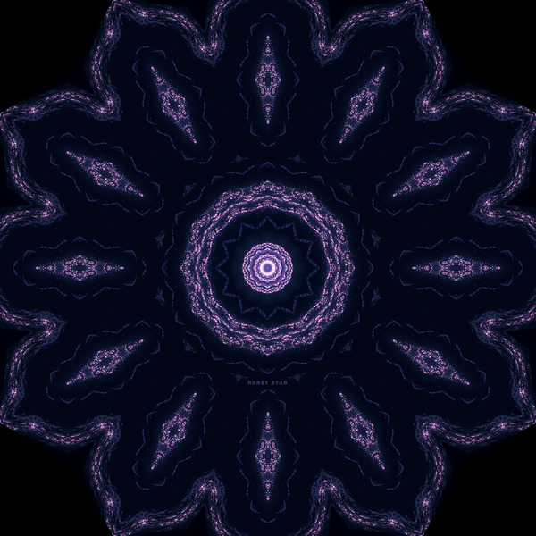 The Art of Infinity: Mandala Art #42 - "Andromeda" (PNG)