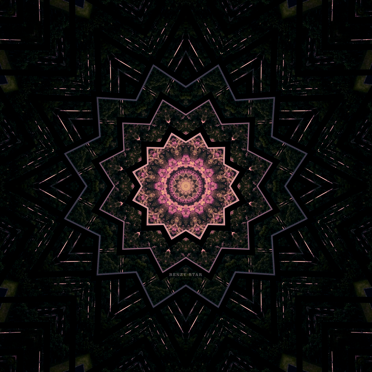 The Art of Infinity: Mandala Art #39 - "Love Grows" (PNG)