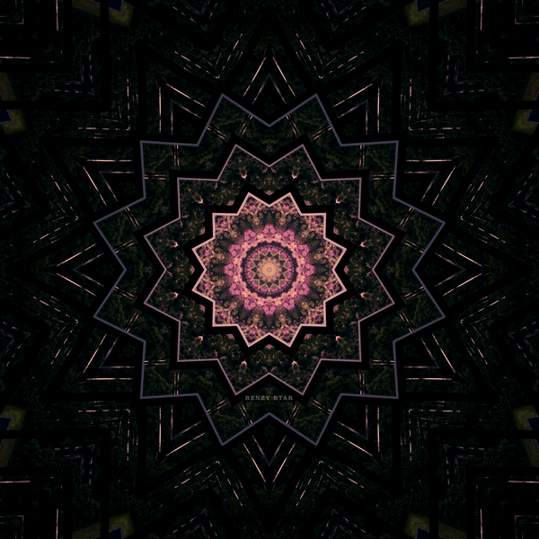 The Art of Infinity: Mandala Art #39 - "Love Grows" (PNG)