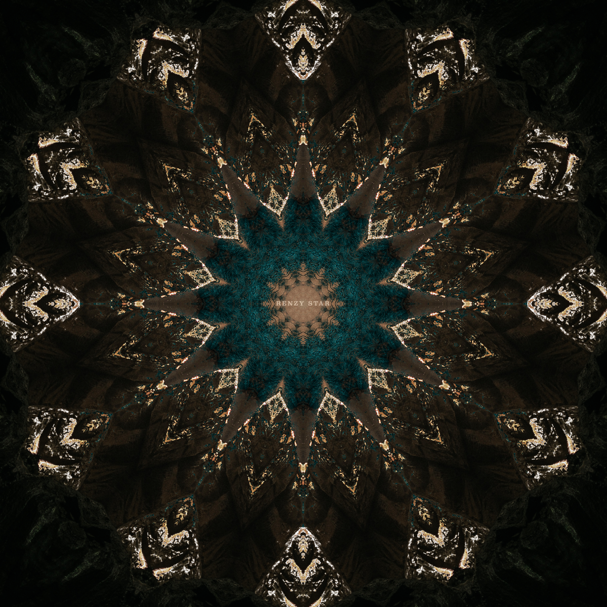 The Art of Infinity: Mandala Art #54 - "Thrones" (PNG)