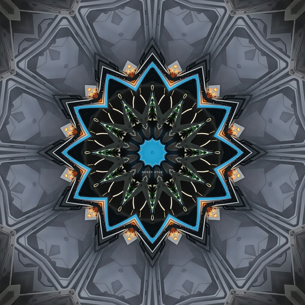The Art of Infinity: Mandala Art #47 - "Intermission" (PNG)