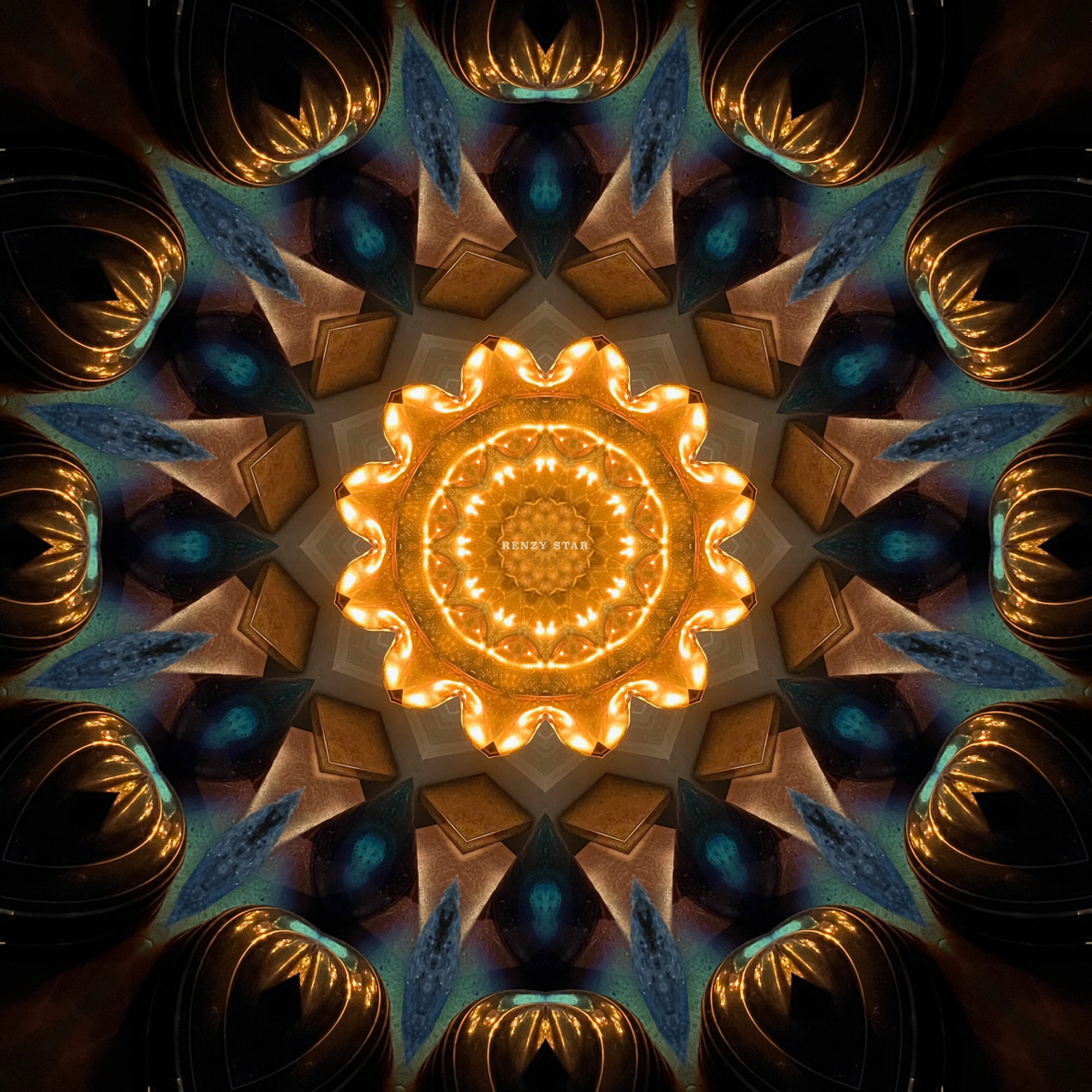 The Art of Infinity: Mandala Art #46 - "Aeonian" (PNG)