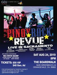 Paco Arespacochaga with Pinoy Rock Revue