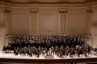 Sir John Rutter New World Premiere Piece and Requiem; conducted by Sir John Rutter and accompanied by the New England Symphonic Ensemble