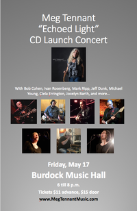 Meg Tennant's "Echoed Light" CD Launch Show