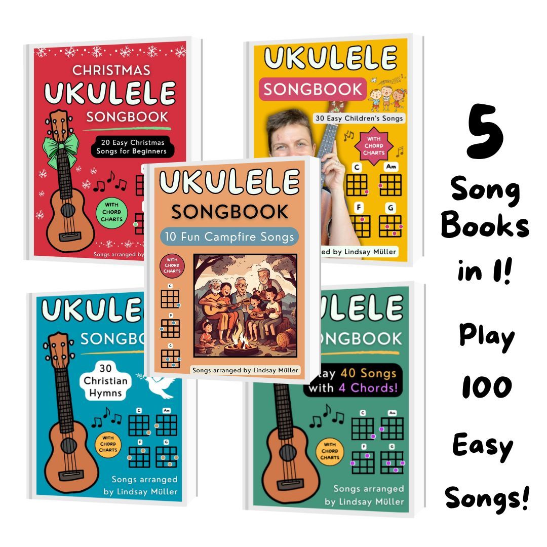 5 in 1 Songbook: 100+ Easy Songs for Beginners! [PDF File] 