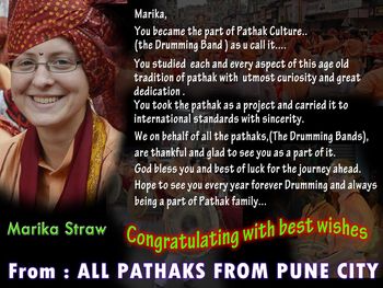 While studying abroad in Pune, India, I joined a drumming ensemble...
