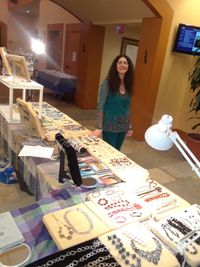 Selling my jewelry, Craft Springfest, 