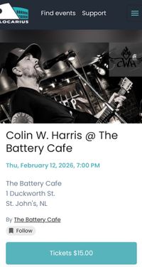 Quiet Cozy Evening with Colin W. Harris